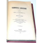 KORCZAK- BRANICKI- NARODOWOŚCI SŁOWIAŃSKIE wyd. 1879