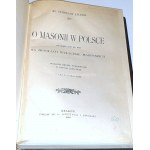 ZAŁĘSKI- O MASONII W POLSCE wyd. 1908