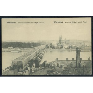 Warszawa - Most na Wisłę i widok Pragi, Ver. Kosmos, Halberstadt
