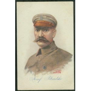 Józef Piłsudski, mal. Bogdan Hoff, Wyd. SMPKr.,