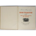 Pan Tadeuš ili Poslednij naezd na Litve, Moskva 1956