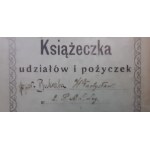 Książeczka udziałów i pożyczek Oficerskiego Funduszu Oszczędnościowo Pożyczkowego 2 Pułku Artylerii Polowej Legionów