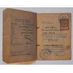Paszport na nazwisko Stefania Iwanowicz Lemberg ( Lwów)