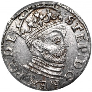 Stefan Batory trojak 1585 Ryga 