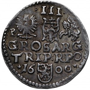 Zygmunt III Waza trojak 1600 Poznań