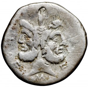 Rep. Rzymska M. Furius AR-denar 119 r.p.n.e. 