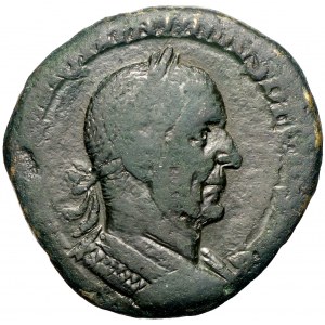 Rzym Trajan Decjusz AE-sestercja