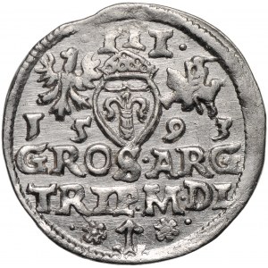 Zygmunt III Waza trojak 1593 Wilno