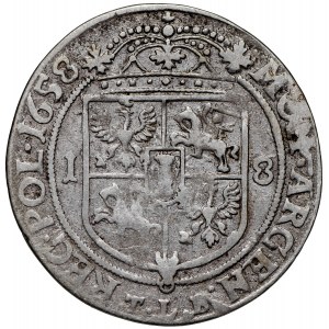 Jan II Kazimierz ort 1658 Kraków 