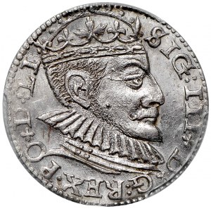 Zygmunt III Waza trojak 1590 Ryga 