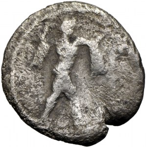 Lukania Posejdonia 480-400 r.p.n.e. AR-diobol 