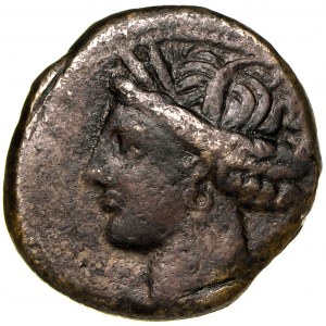 Kartagina Zeugitania 300-260 r.p.n.e. AE-18 