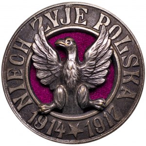 Odznaka Legionowa Niech Żyje Polska 1914-1917 