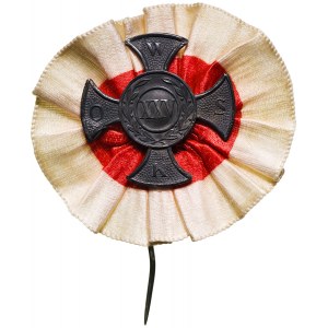 Odznaka pamiątkowa XXV-lecie Oddziału Wioślarskiego Sokoła Krakowskiego (na kokardzie)