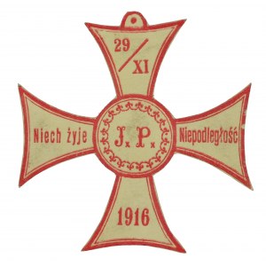 Niech Żyje Niepodległość 29 XI 1916 J.P.