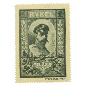 J.Piłsudski 1 rubel