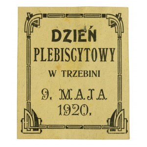 Dzień Plebiscytowy W Trzebini 9 Maja 1920