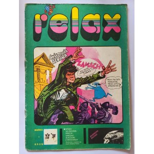 RELAX magazyn opowieści rysunkowych, zeszyt 2, 1976, Wyd. II., Stan: db-