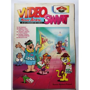 Video Świat Hanna-Barbera nr 9(11) wrzesień 1991, Stan: bdb