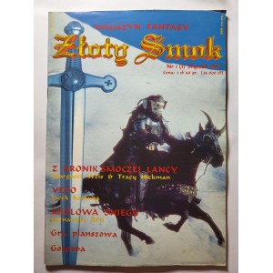 Złoty Smok. Magazyn fantasy nr 1 (3) styczeń 1995, Stan: db+