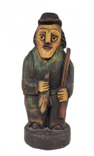 Henryk Zegadło, Rzeźba, Myśliwy z ptakiem