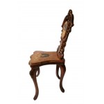 Hunting chair, Switzerland 3rd third of 19th century.
