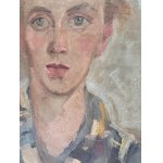Portrait on board, 1st half of the 20th century.