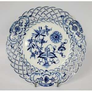 Patera Johann Friedrich Ernst Teichert 1901-1923, wzór cebulkowy, ażur