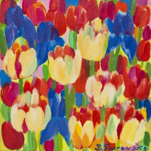 Beata Murawska, Irysy i tulipany (2015)