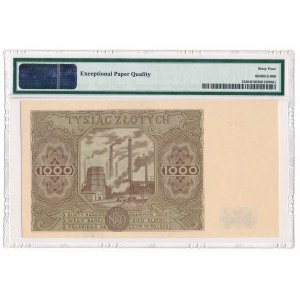 1000 zloty 1947 seria - Ł - PMG 64 EPQ