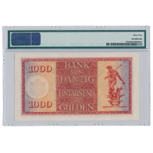 Danzig 1000 gulden 1924 PMG 64 - RARITY