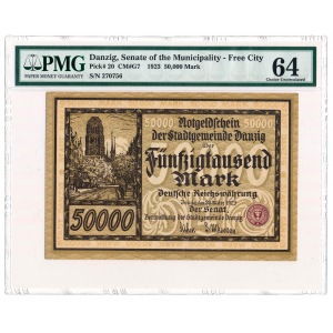Gdańsk 50 000 marek 1923 
