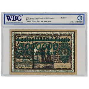 Danzig 5 million mark 1923 WBG 63