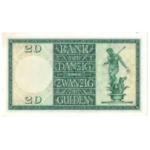 Danzig 20 gulden 1937 - K - 