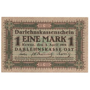 Kowno 1 mark 1918 - A -