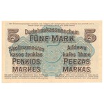 Kowno 5 mark 1918 set of all series A B C D 