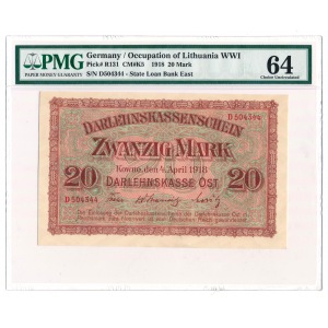 Kowno 20 marek 1918 - D - PMG 64 