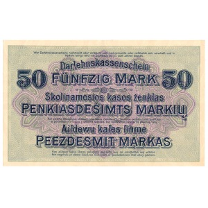 Kowno 50 mark 1918 - A - 