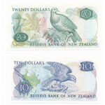 New Zealand - $1. $2, $5. $10, $20 ( 1981-5 ) Hardie type II 