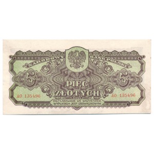 5 złotych 1944 ...owym - AO -