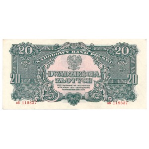 20 zloty 1944...owe bB rare variant. 