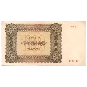 1000 zloty 1945 Ser.A