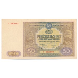 50 zloty 1946 - F -