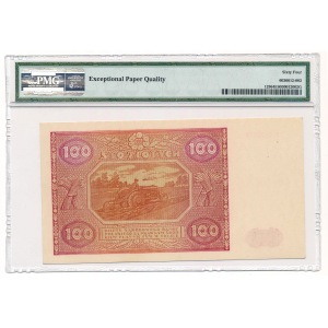 100 zloty 1946 - E - PMG 64 EPQ