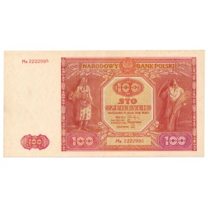 100 złotych 1946 - Mz - bardzo rzadka seria zastępcza