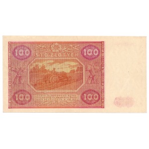 100 zloty 1946 - Mz - rare replacement series