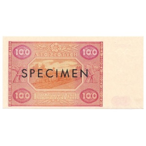 100 złotych 1946 Specimen A 0000000 - rzadkość