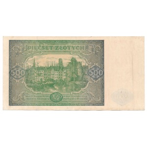 500 zloty 1946 Dz - replacement serial 