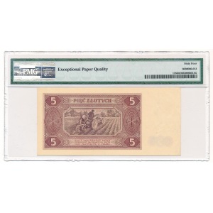 5 zloty 1948 - B - PMG 64 EPQ