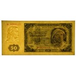 50 złotych 1948 - BG - rzadka odmiana